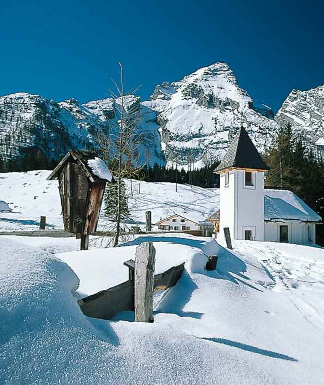 Auf Kühroint, im Hintergrund Kleiner und Großer Watzmann.