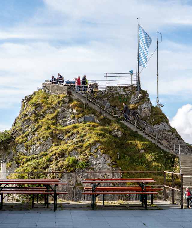 Der Wendelstein mit seiner Aussichtsplattform