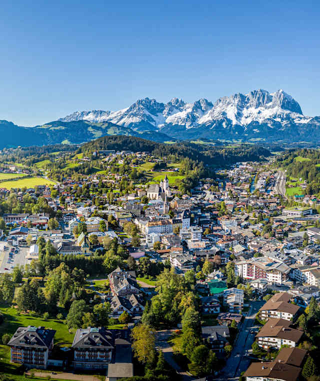 Blick über Kitzbühel