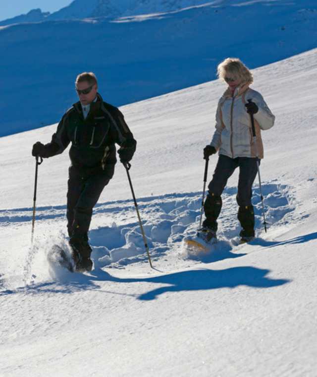Über die verschneiten Almböden zum Hahnl im Passeiertal