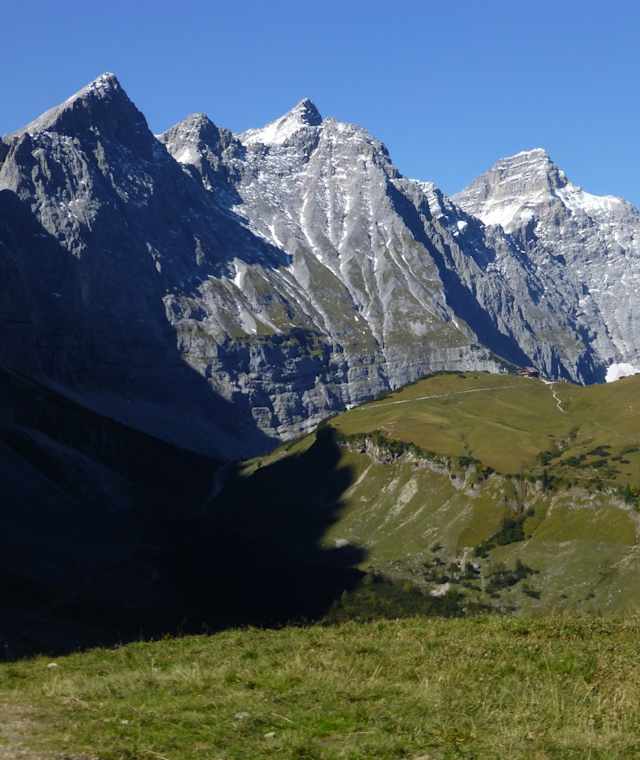 Auf dem Weg zur Falkenhütte