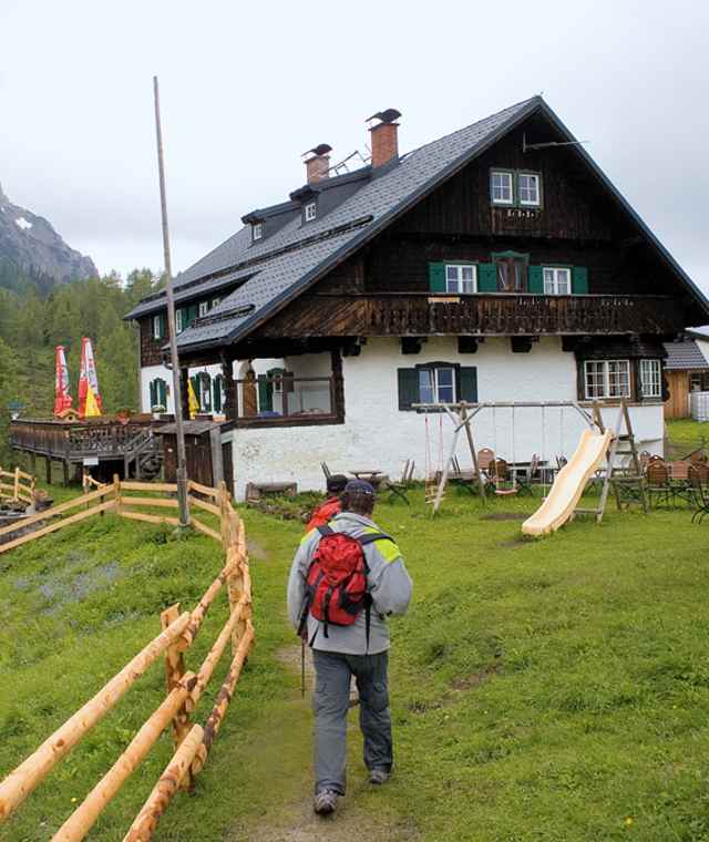 Die Ostpreußenhütte ist einer der Ausgangspunkte zur Besteigung des Hochkönig