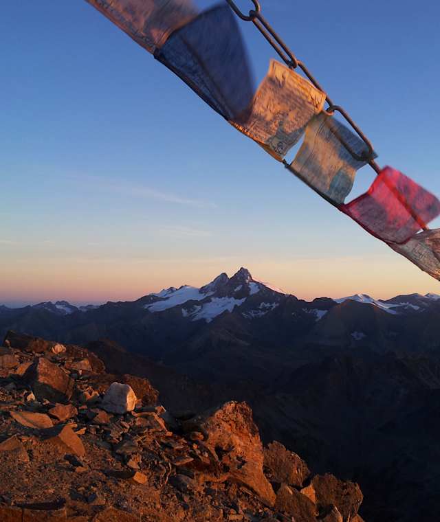 Am Roten Knopf, im Hintergrund der Großglockner