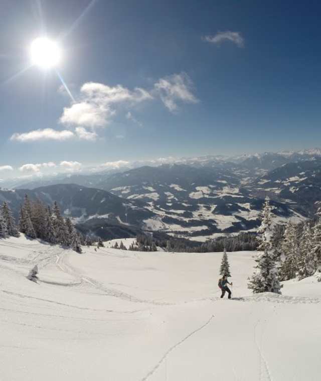 Aufstieg über den Tanzboden