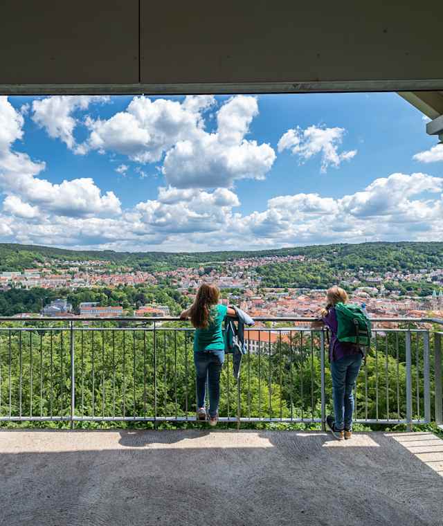 Ausblick auf Meiningen