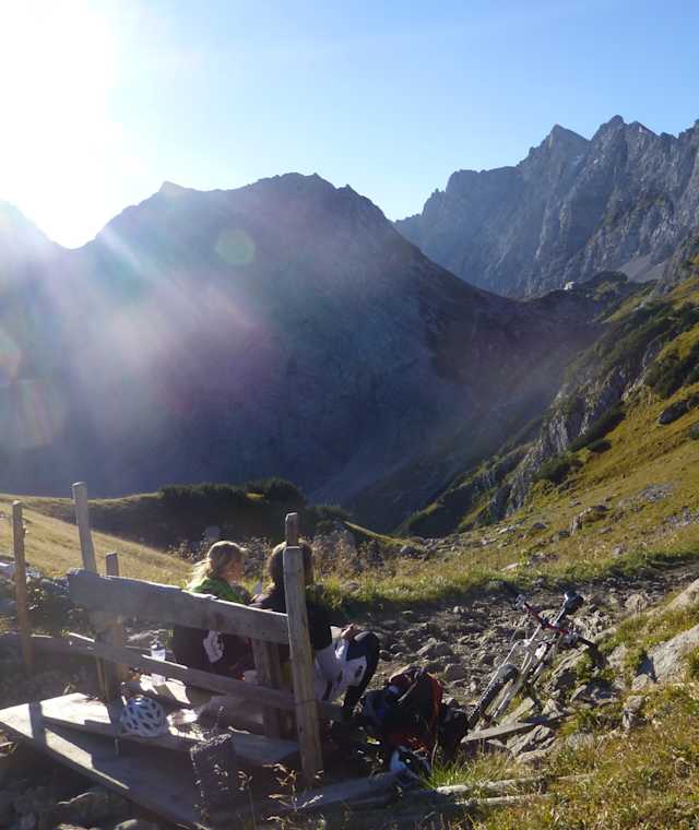 Ausblick vom Lamsenjoch 