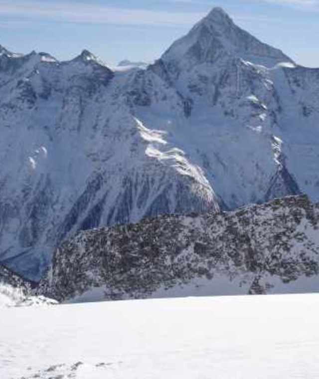 Aussicht auf das Bietschhorn