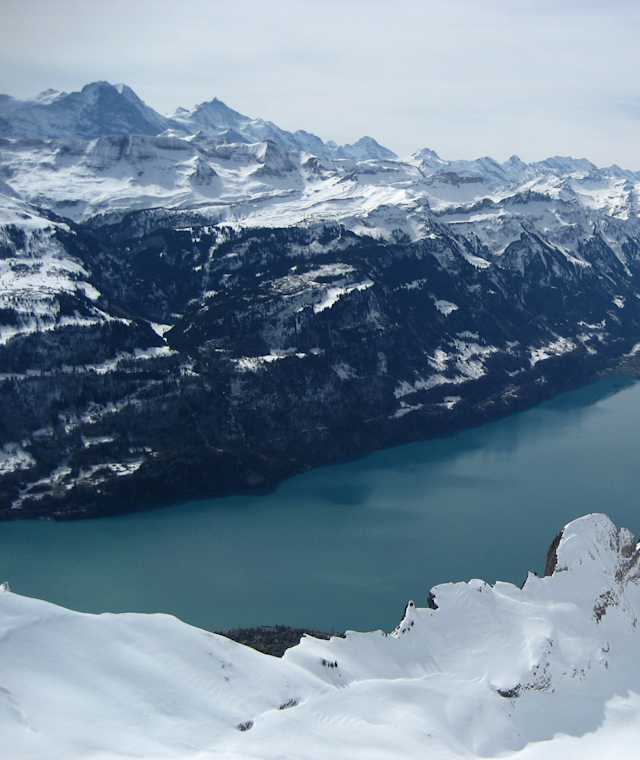 Aussicht vom Brienzer Rothorn