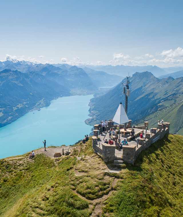 Unbeschreiblich die Aussicht vom höchsten Punkt des Brienzer Rothorns