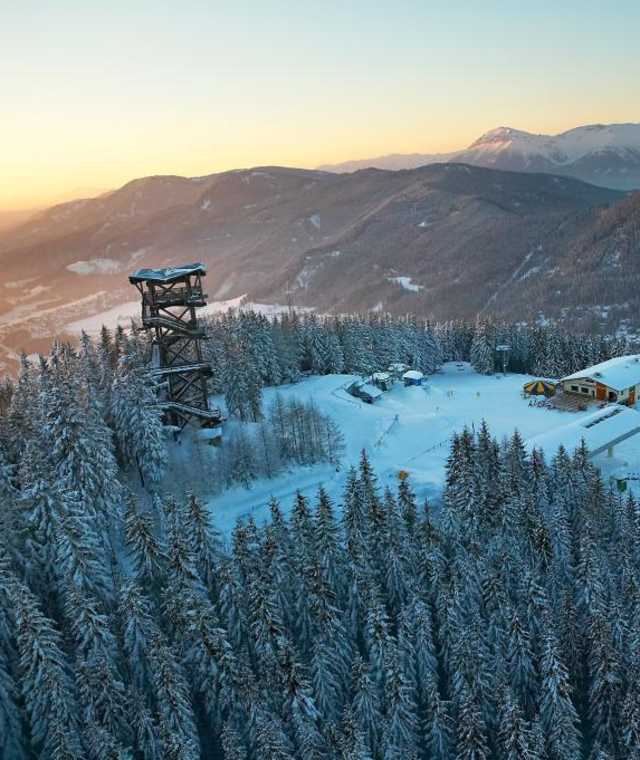 Bergstation Skigebiet Semmering