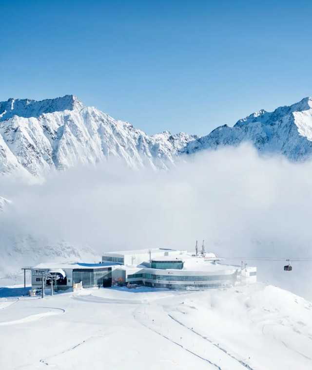 Bergstation Eisgrat am Stubaier Gletscher