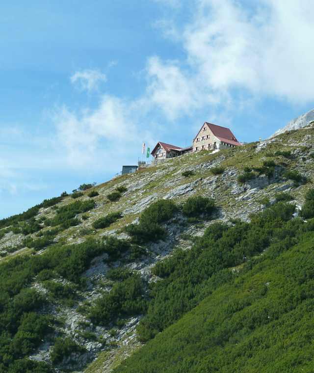 Die Bettelwurfhütte im Karwendel