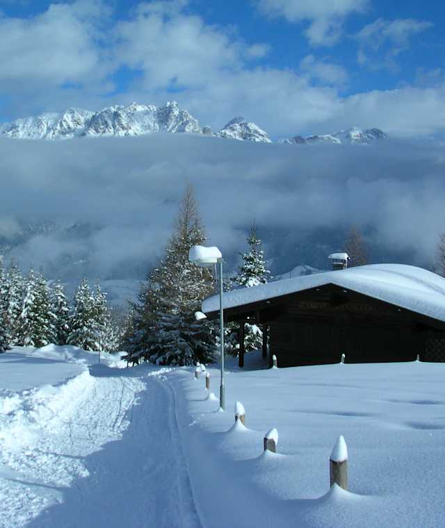 Aufstieg Biberg mit Blick auf das Steinerne Meer