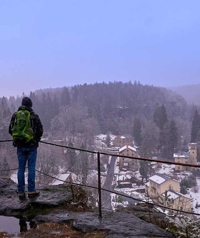Kleine Bastei Aussicht Bielatal