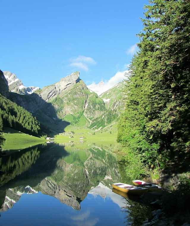 Ein Bilderbuchmorgen am Seealpsee