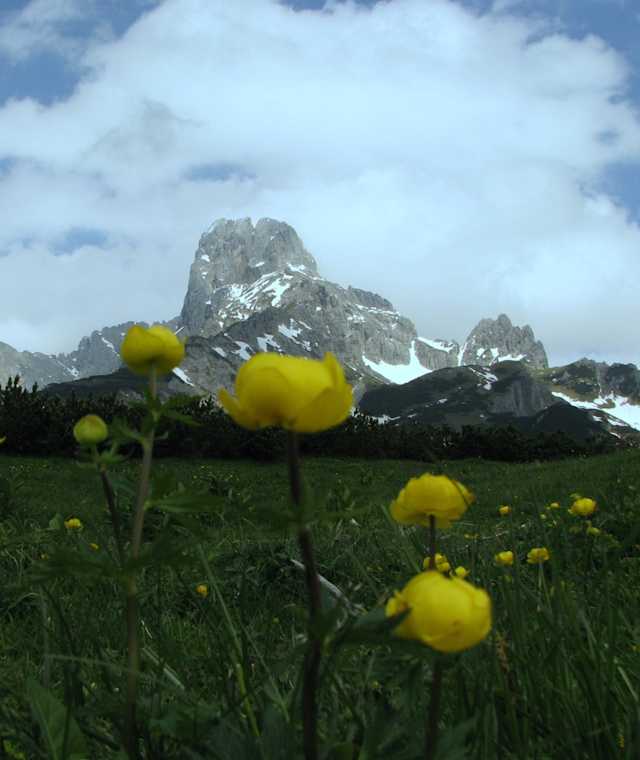 Blick auf die Bischofsmütze