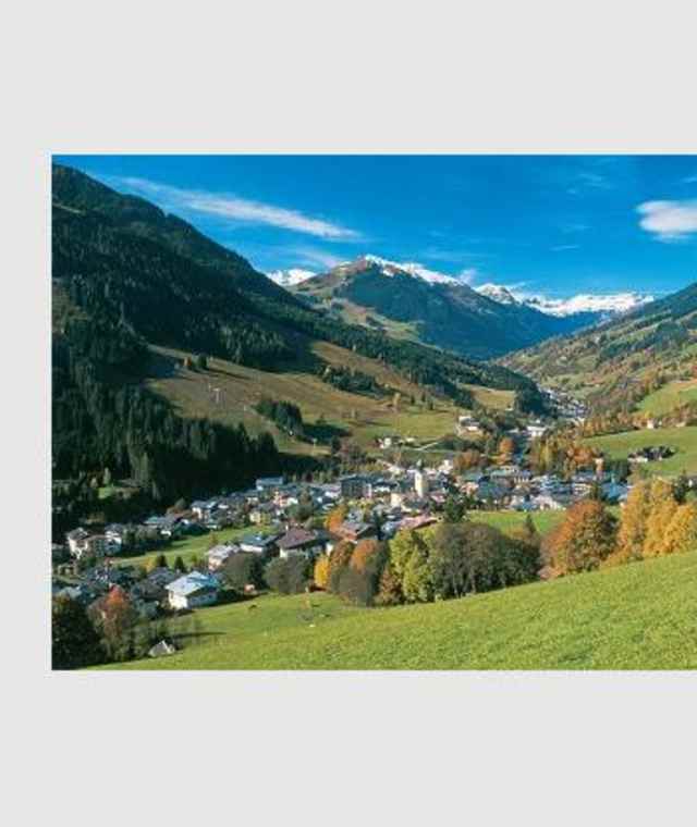 Blick auf Saalbach