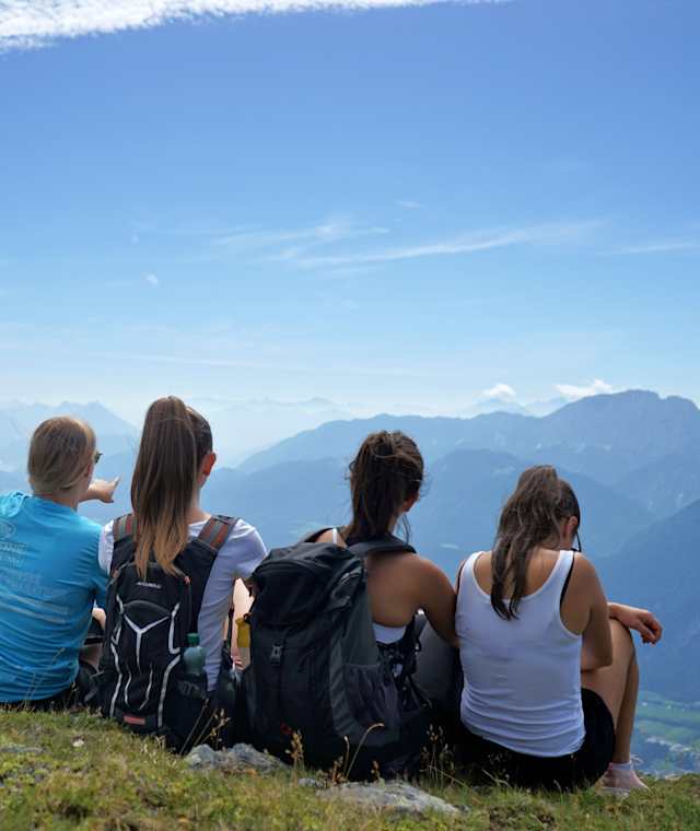 Blick ins Tal von der Mokarspitze