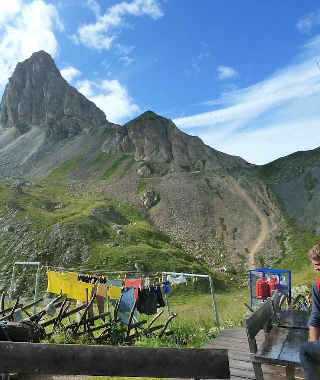 Blick von der Filmoor-Standschützenhütte auf die Große Kinigat