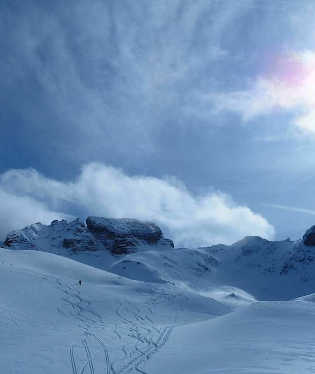 Blick zur Cresta Bianca