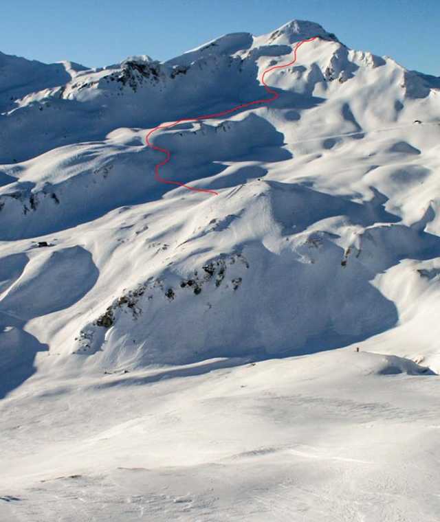 Blick vom Schareck zum Margrötzkopf