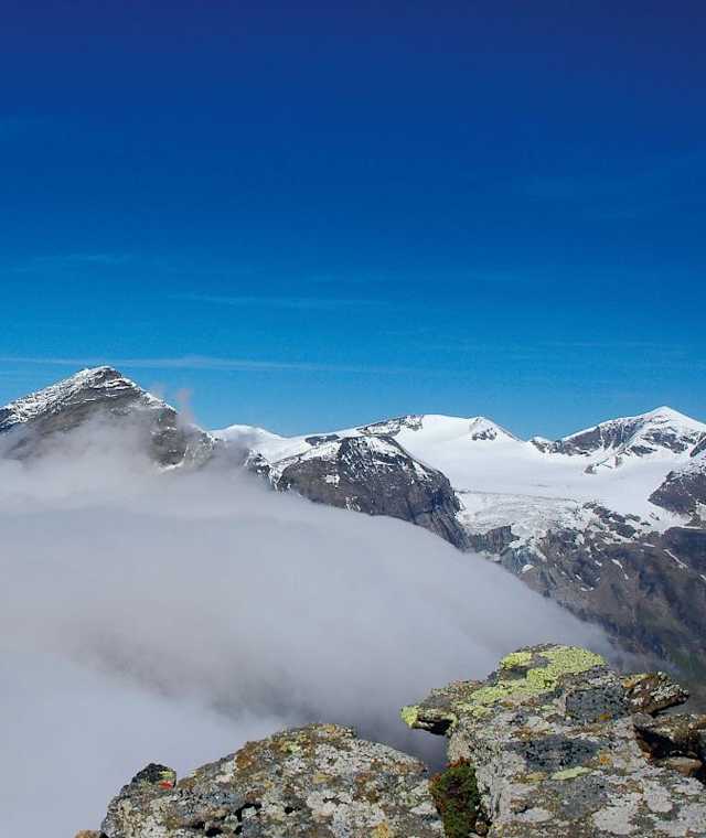 Blick vom Spielmann zum Großglockner