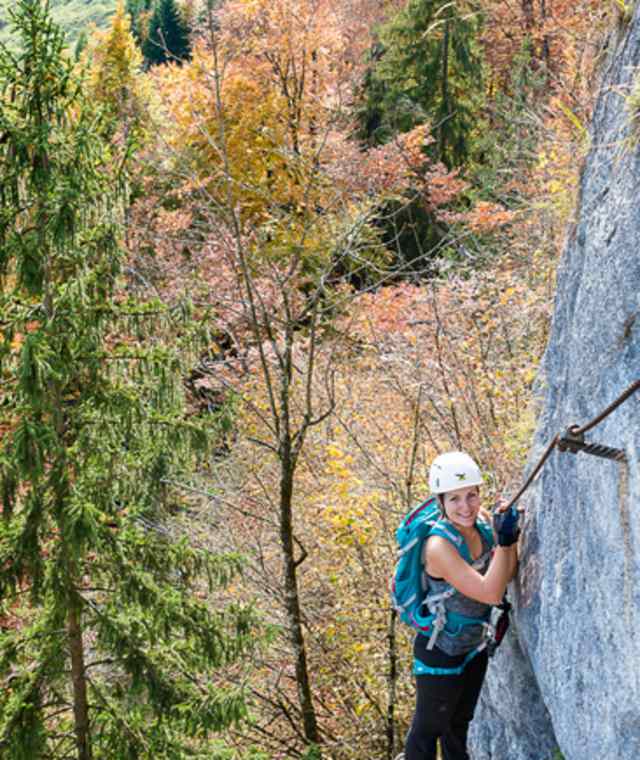 Im Brustwand Klettersteig