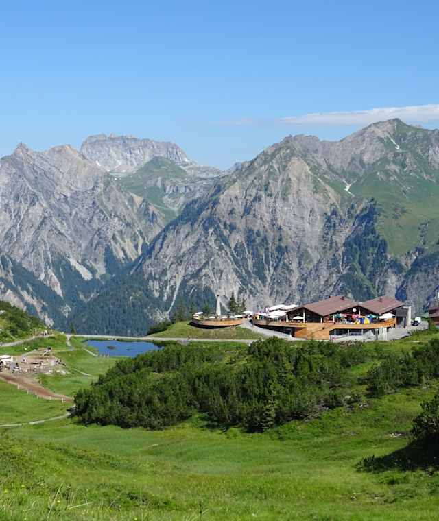 Start der Tour ist bei der Bergstation der Sonnenkopfbahn
