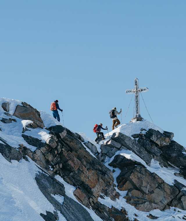 Am Gipfel der Hochalmspitze