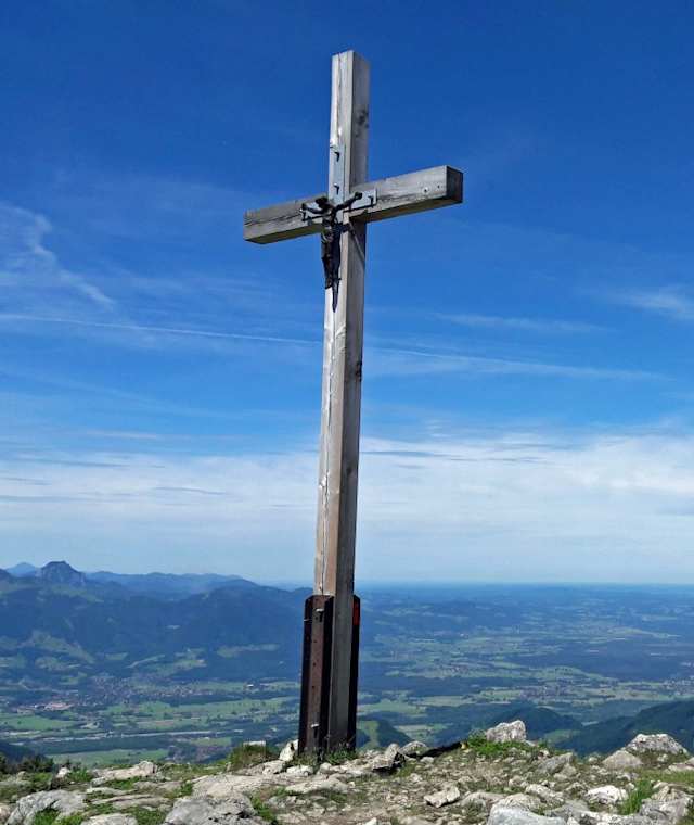 Gipfelkreuz der Hochries