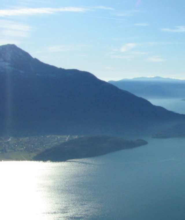 Die Aussicht auf den Comosee