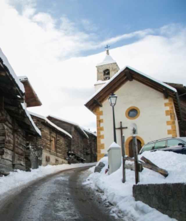 Das alte Dorf von Nendaz