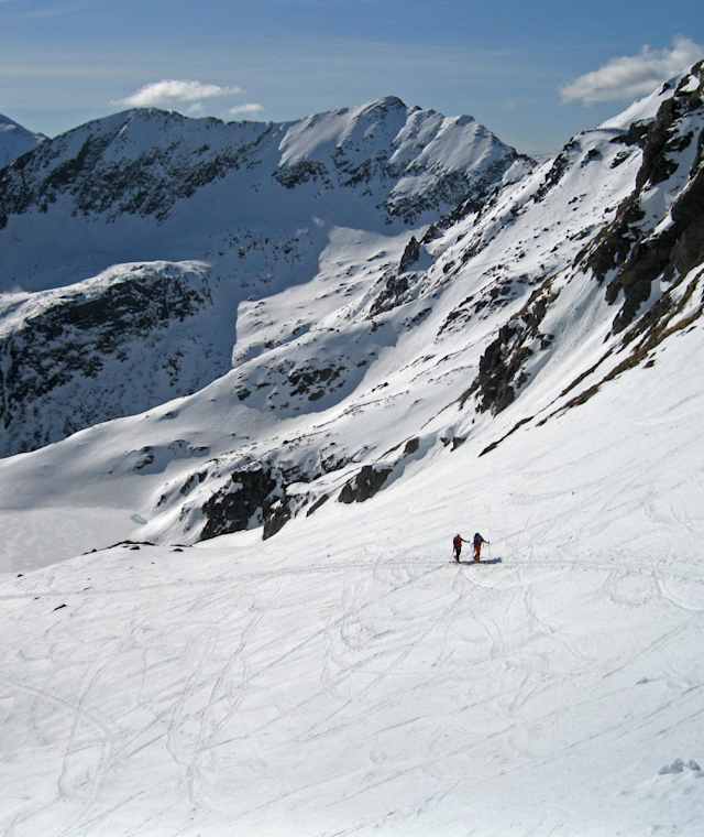 Oberhalb des mittleren Kaltenbachsees
