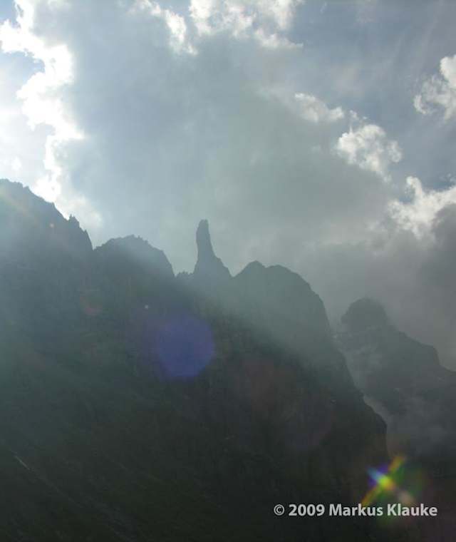 Blick zu den Dents du Midi