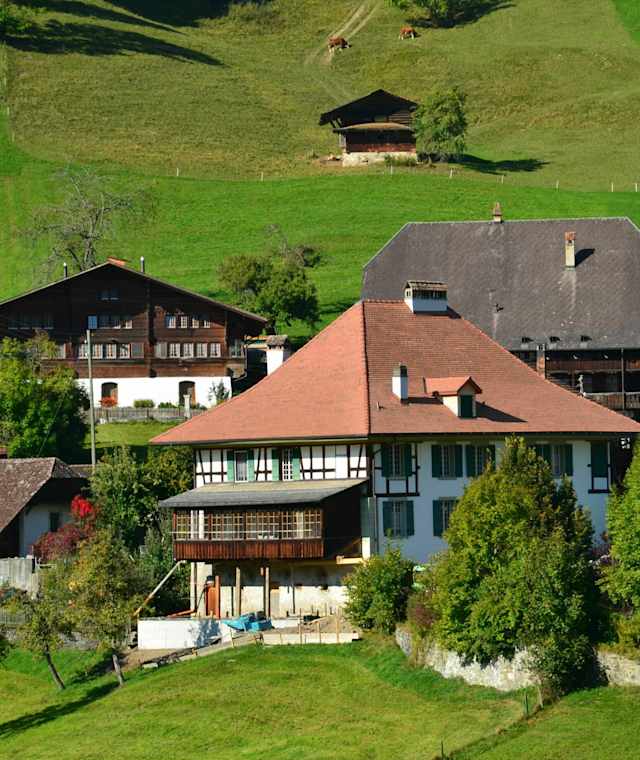 Das Dorf Diemtigen.