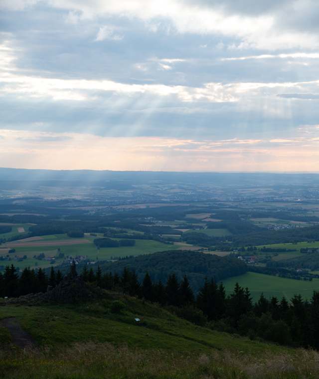Blick von der Wasserkuppe