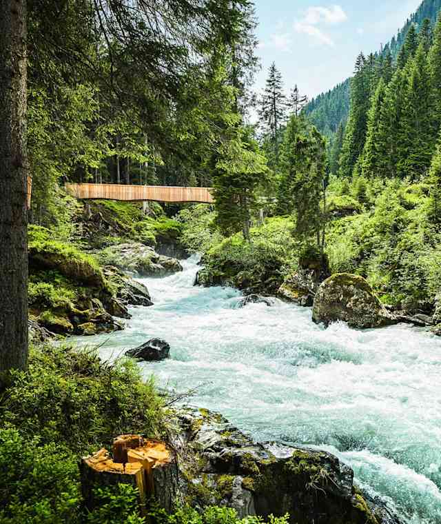 Am WildeWasserWeg, Etappe 1 im Stubaital
