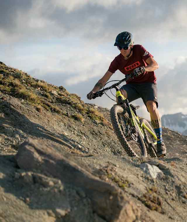 Anspruchsvolle Passagen am Fimbapass Trail