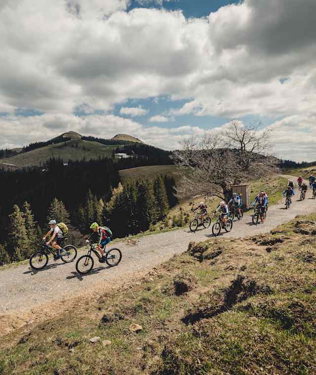 Mit dem Bio- oder E-Bike in den Mürzsteger Alpen in der Hochsteiermark.