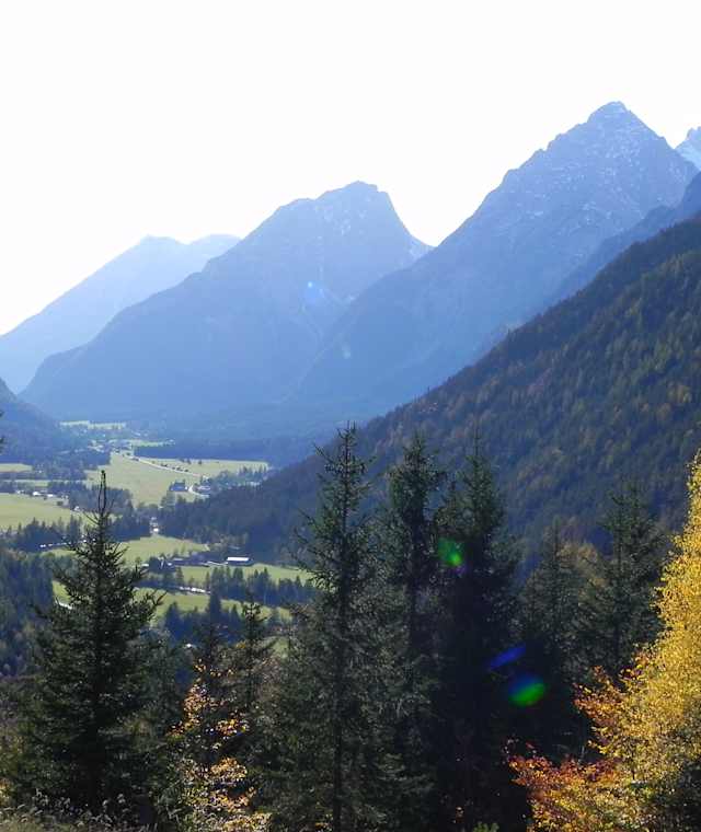 Blick in Richtung Leutasch
