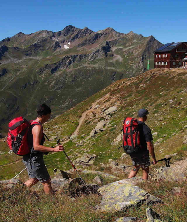 Kurz vor der Edmund-Graf-Hütte