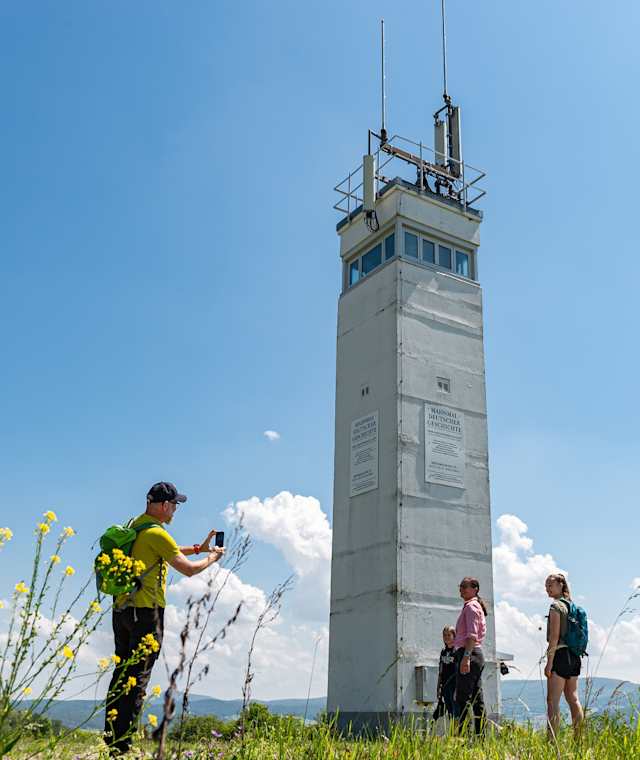 Ehemaliger Grenzturm bei Point Alpha