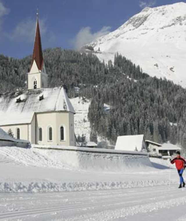 Langlaufen im Lechtal, Kirche