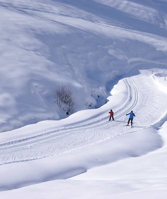 Auf der Loipe Bumbach im Emmental