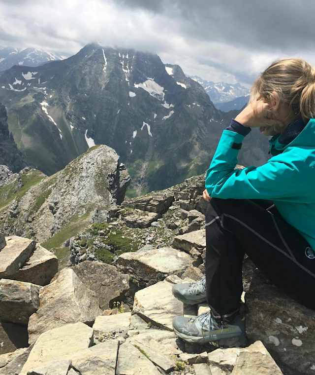 Am Gipfel der Kirchdachspitze ist man fernab aller Sorgen des Tales.