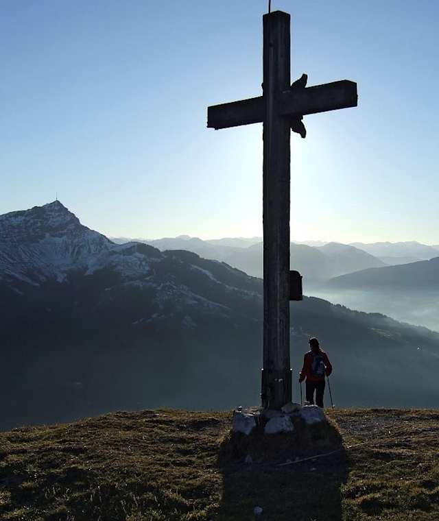 Am Gipfel des Baumooskogels
