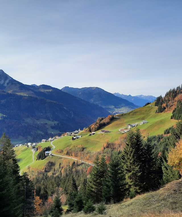 Blick zurück Richtung Fontanella