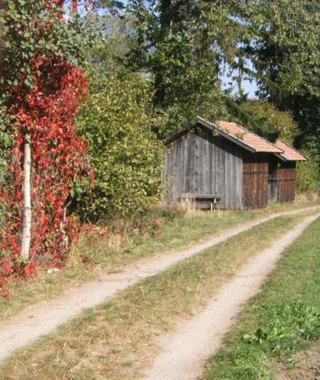 Feldweg Huebe