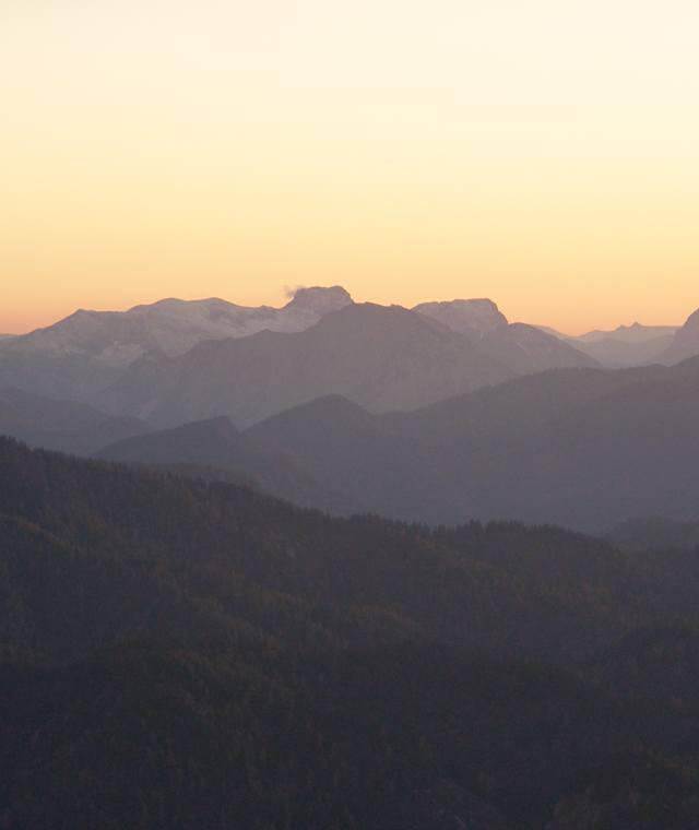 Abendstimmung auf der Gemeindealpe