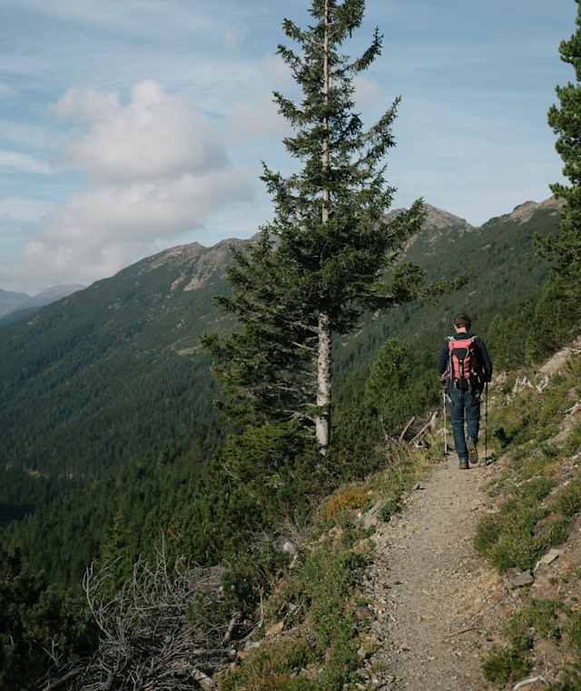 Zustieg zur Flaggerschartenhütte
